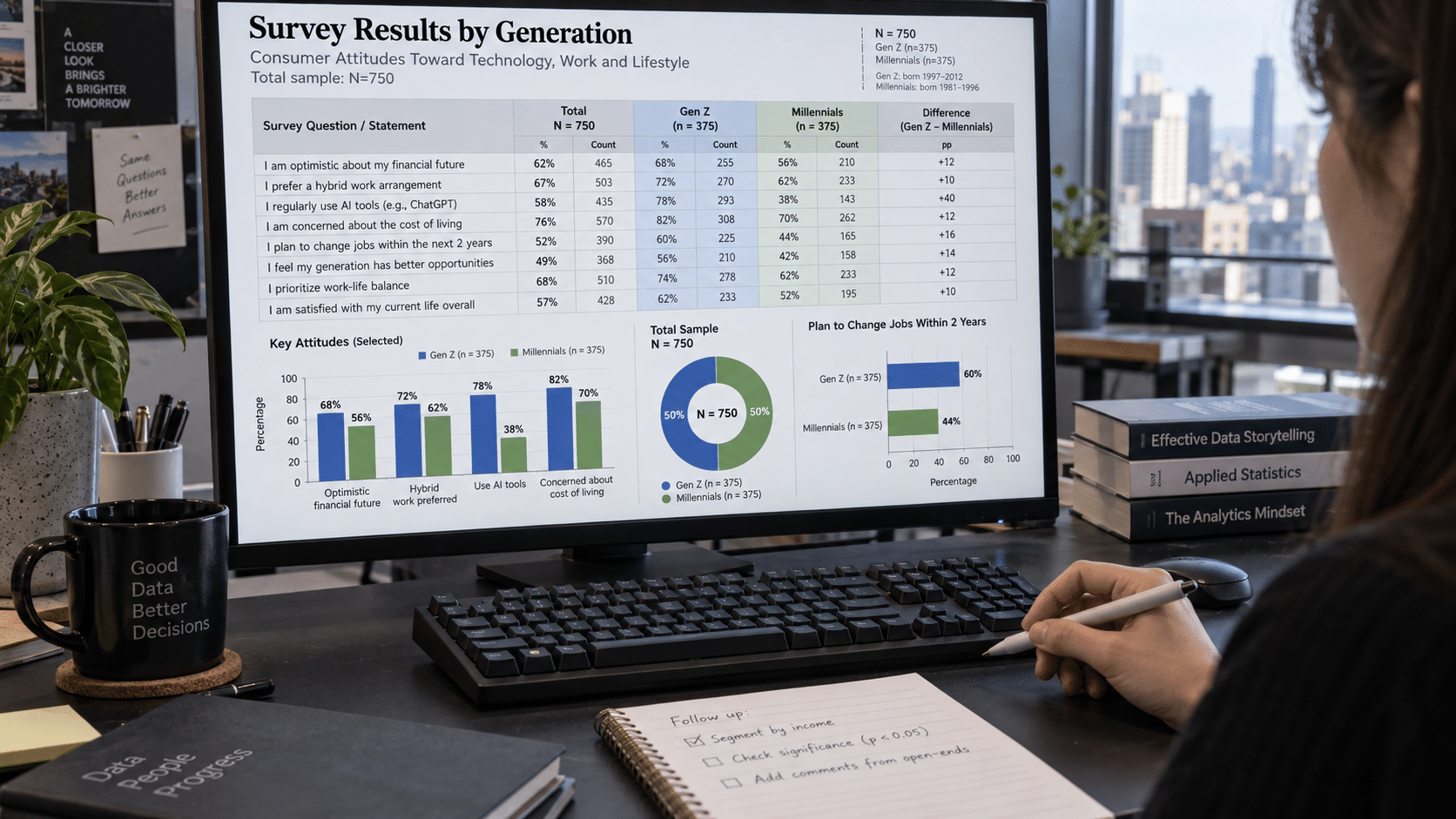 Dokumen laporan Indonesia Millennial and Gen Z Report 2025 dari IDN Research Institute yang memuat data perilaku digital.